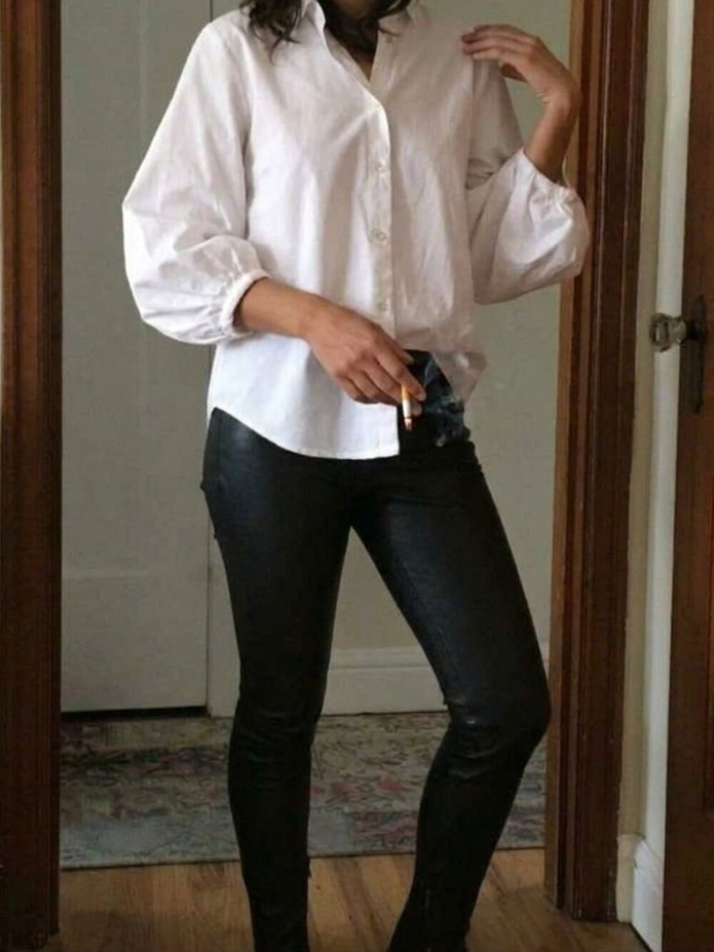 J BRAND leather pants